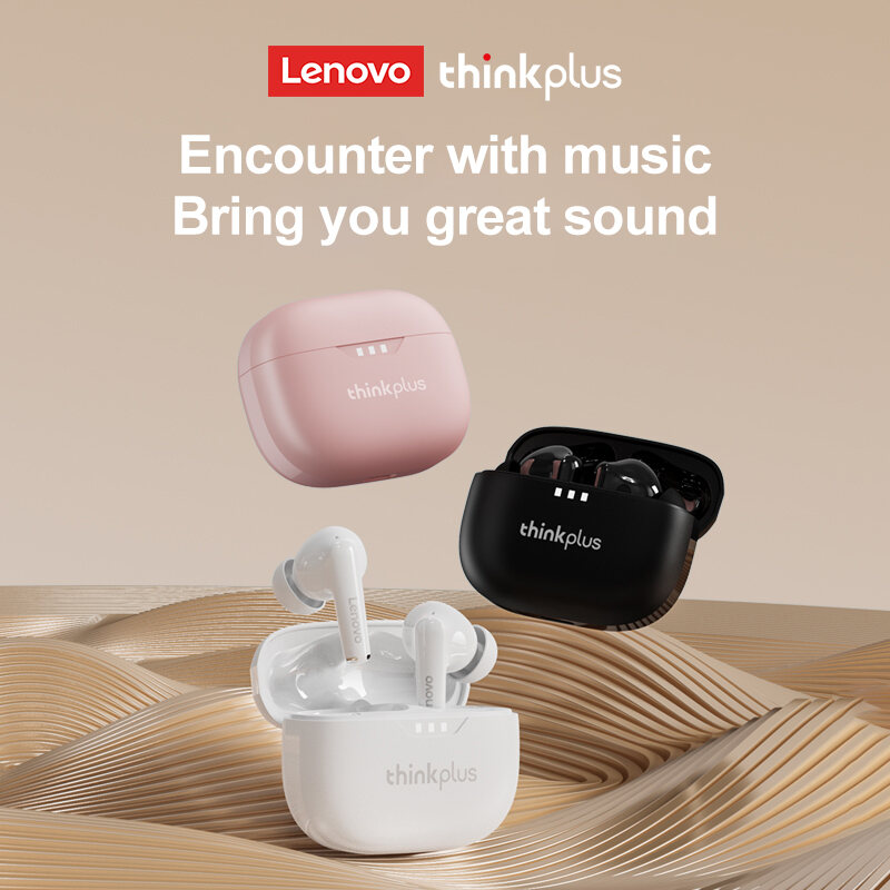 Lenovo LP3 Pro Mini Bluetooth Earphone Sport Gaming Wireless Earbuds with Mic for Xiaomi Oppo Realme Android Mobile Phone Sport Gaming