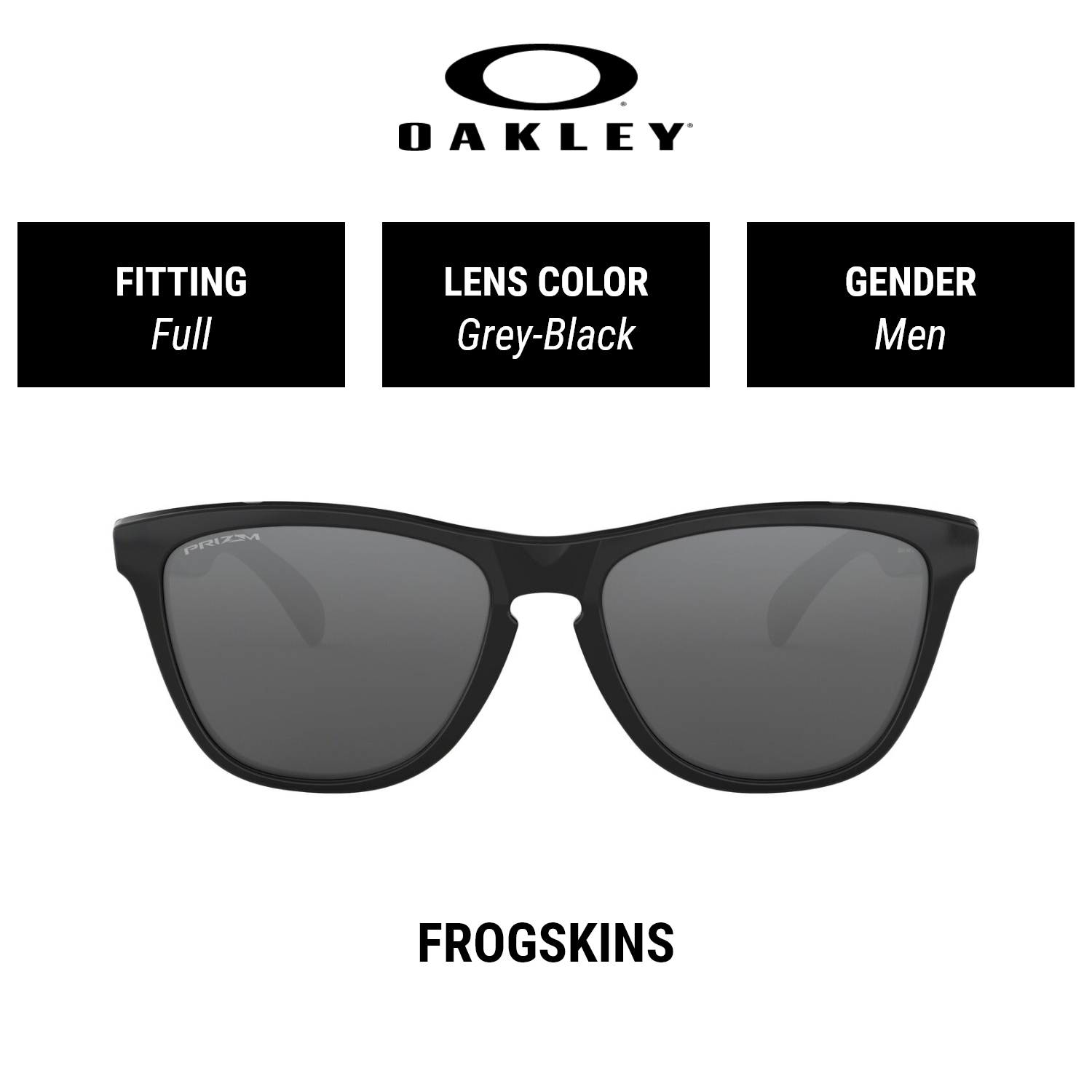 Oakley Frogskins   OO9245 924562  Men Full Fitting  PRIZM Sunglasses  Size 54mm